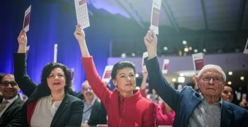 В ФРГ начался съезд партии Вагенкнехт с выражения благодарности Красной Армии