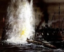 Первое успешное боевое применение подводной лодки