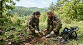 Поисковики нашли останки двух бойцов 1942 года в горах Крымского района