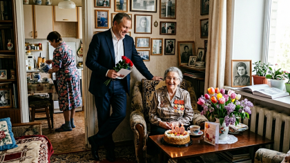 Краснодарская ветеран Анна Серебренникова отмечает 100-летие — от Сталинграда до наших дней